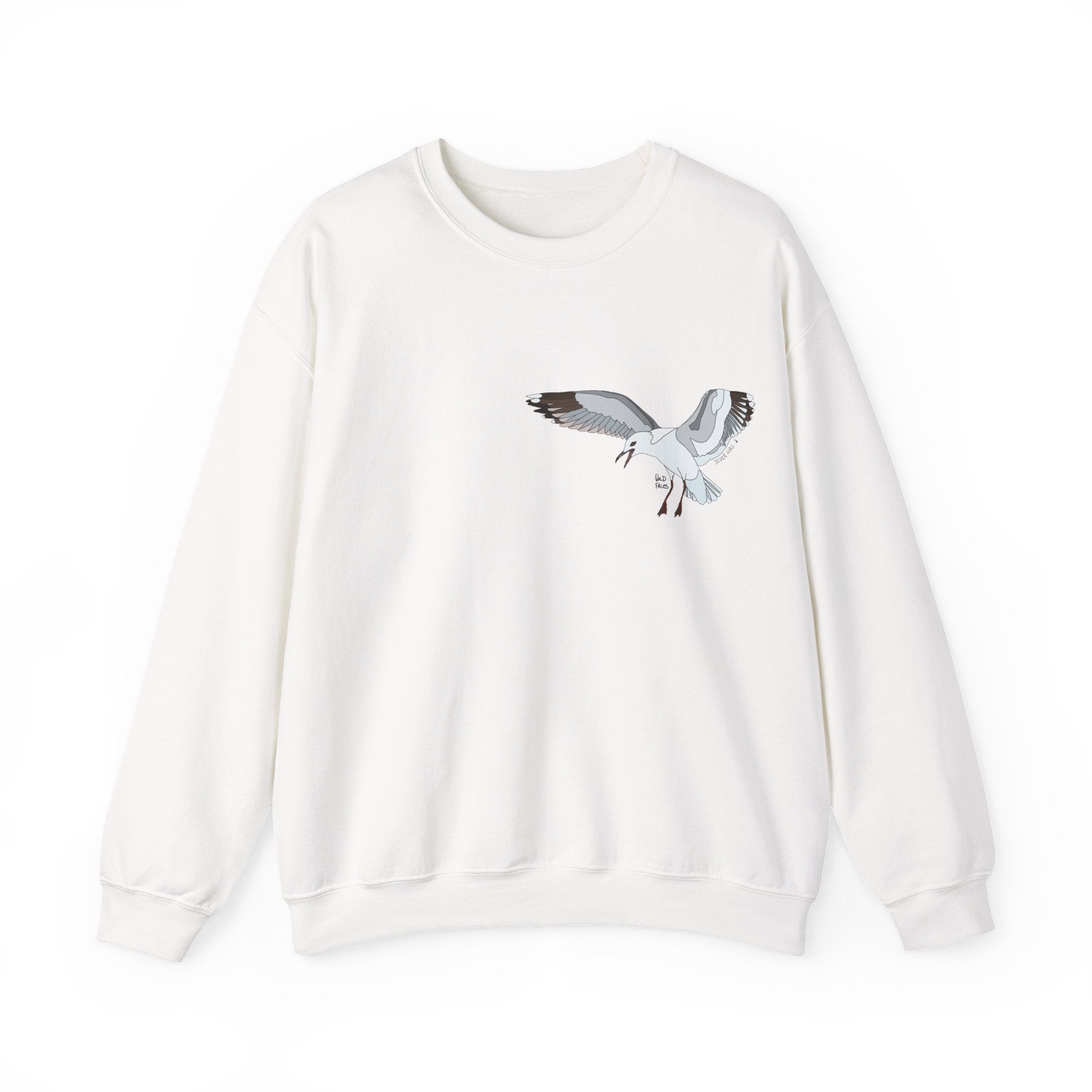 Silver Gull - in flight | Unisex Heavy Blend™ Crewneck