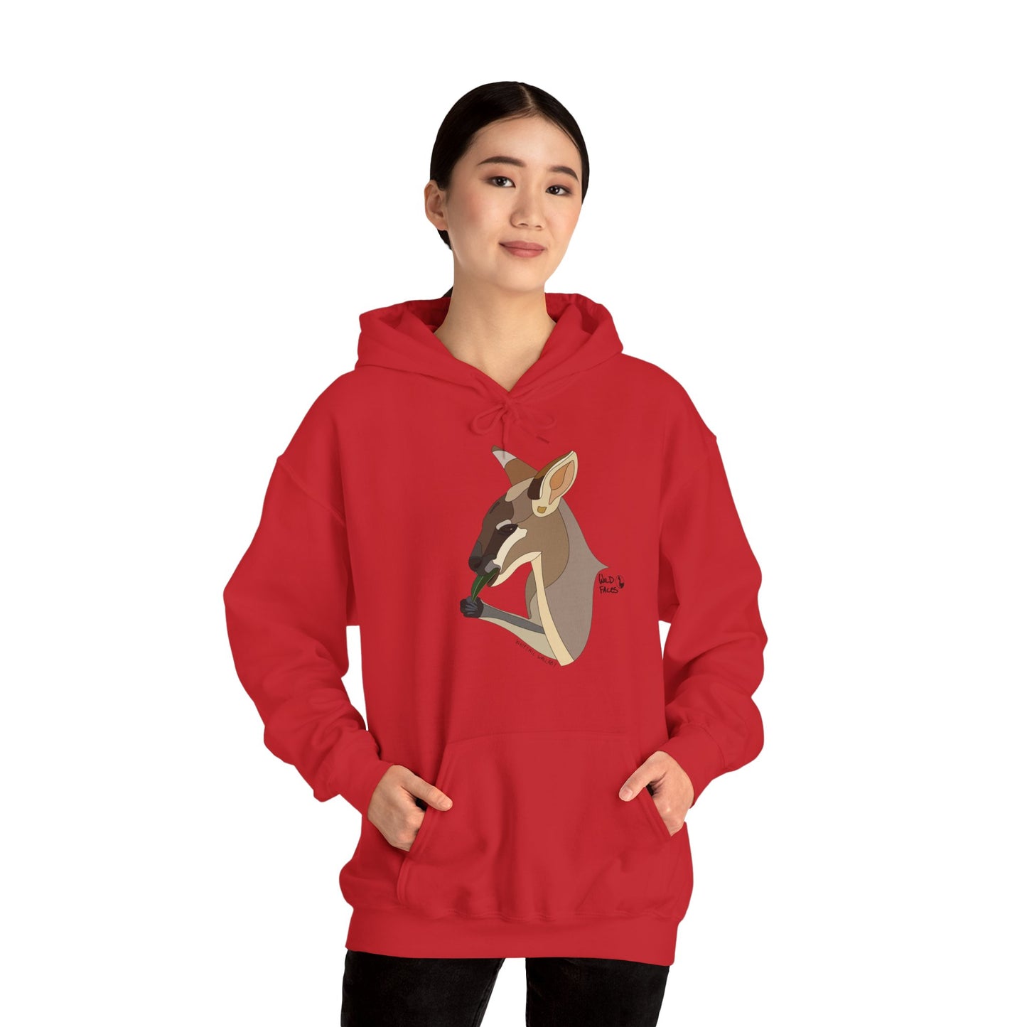 Whiptail Wallaby | Unisex Heavy Blend™ Hooded Sweatshirt