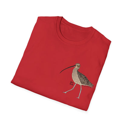 Eastern Curlew- Small design - Unisex Softstyle T-Shirt