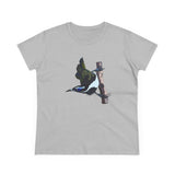 Blue-faced Honeyeater - Women's Midweight Cotton Tee Printify