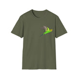 Budegerigar - Small design - Unisex Softstyle T-Shirt