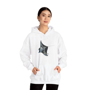 Reef Manta Ray | Unisex Heavy Blend™ Hooded Sweatshirt Printify