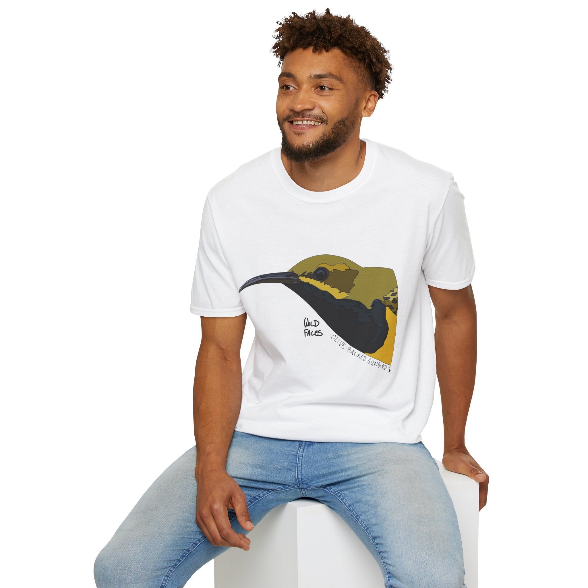 Olive-backed Sunbird - Unisex Softstyle T-Shirt Printify