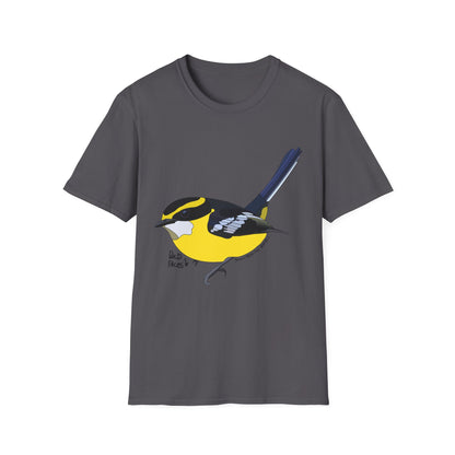 Yellow-breasted Boatbill - Unisex Softstyle T-Shirt