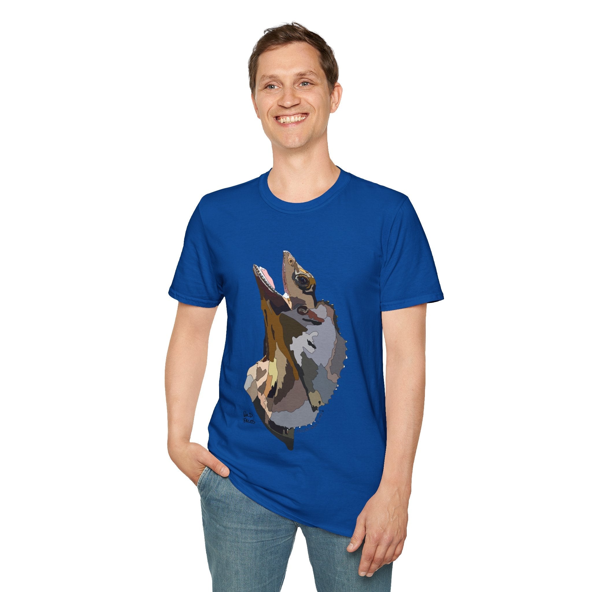 Frilled-neck Lizard - Unisex Softstyle T-Shirt Printify