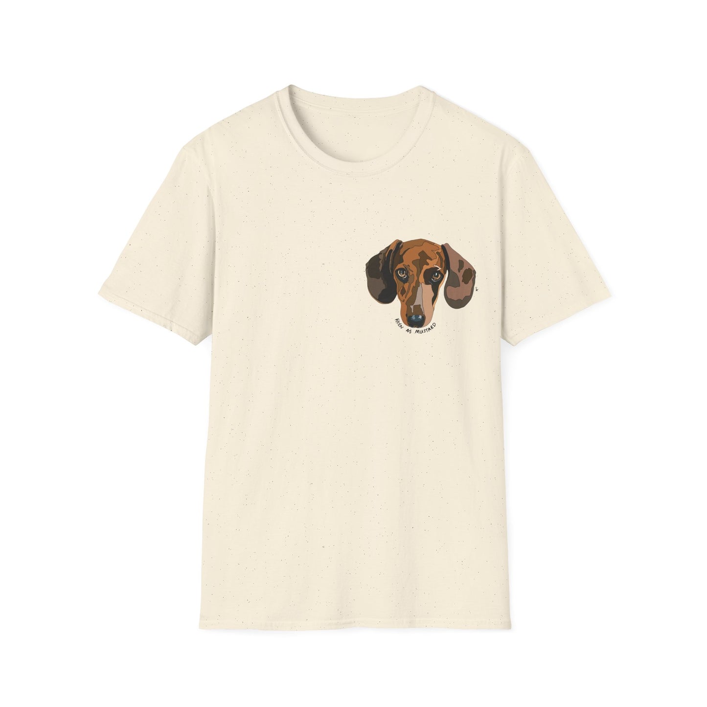 Dachshund (small Keen as mustard) - Unisex Softstyle T-Shirt