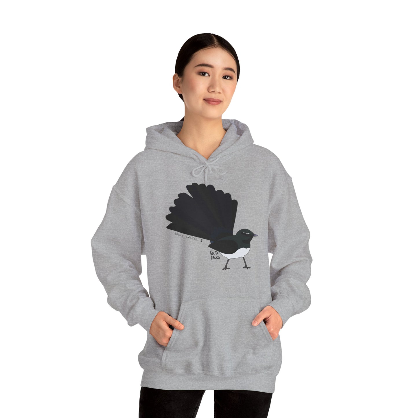 Willy Wagtail | Unisex Heavy Blend™ Hooded Sweatshirt