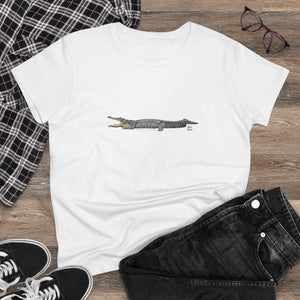 Saltwater Crocodile - Women's Midweight Cotton Tee Printify