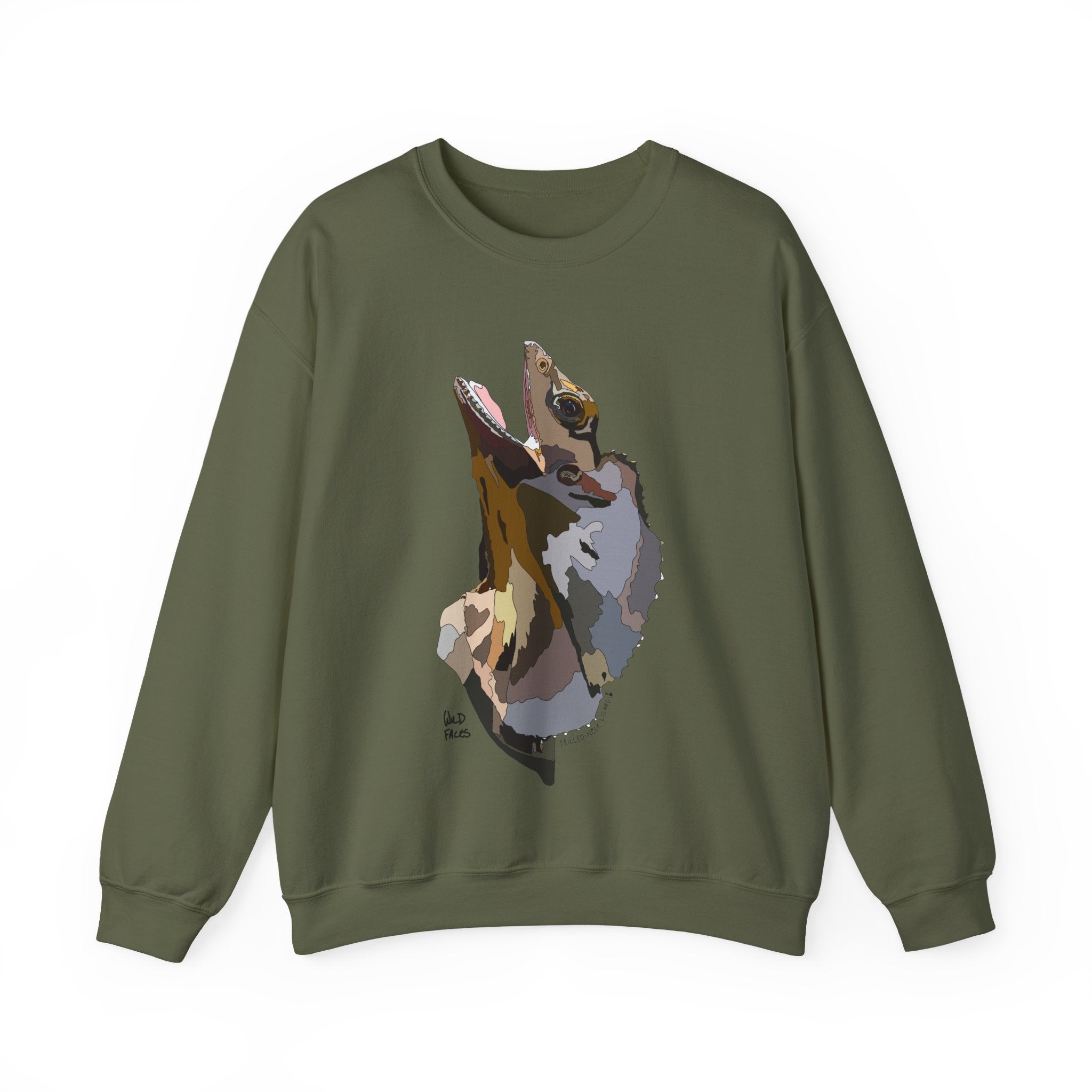 Frilled-neck Lizard Sweatshirt | Unisex Heavy Blend™ Crewneck