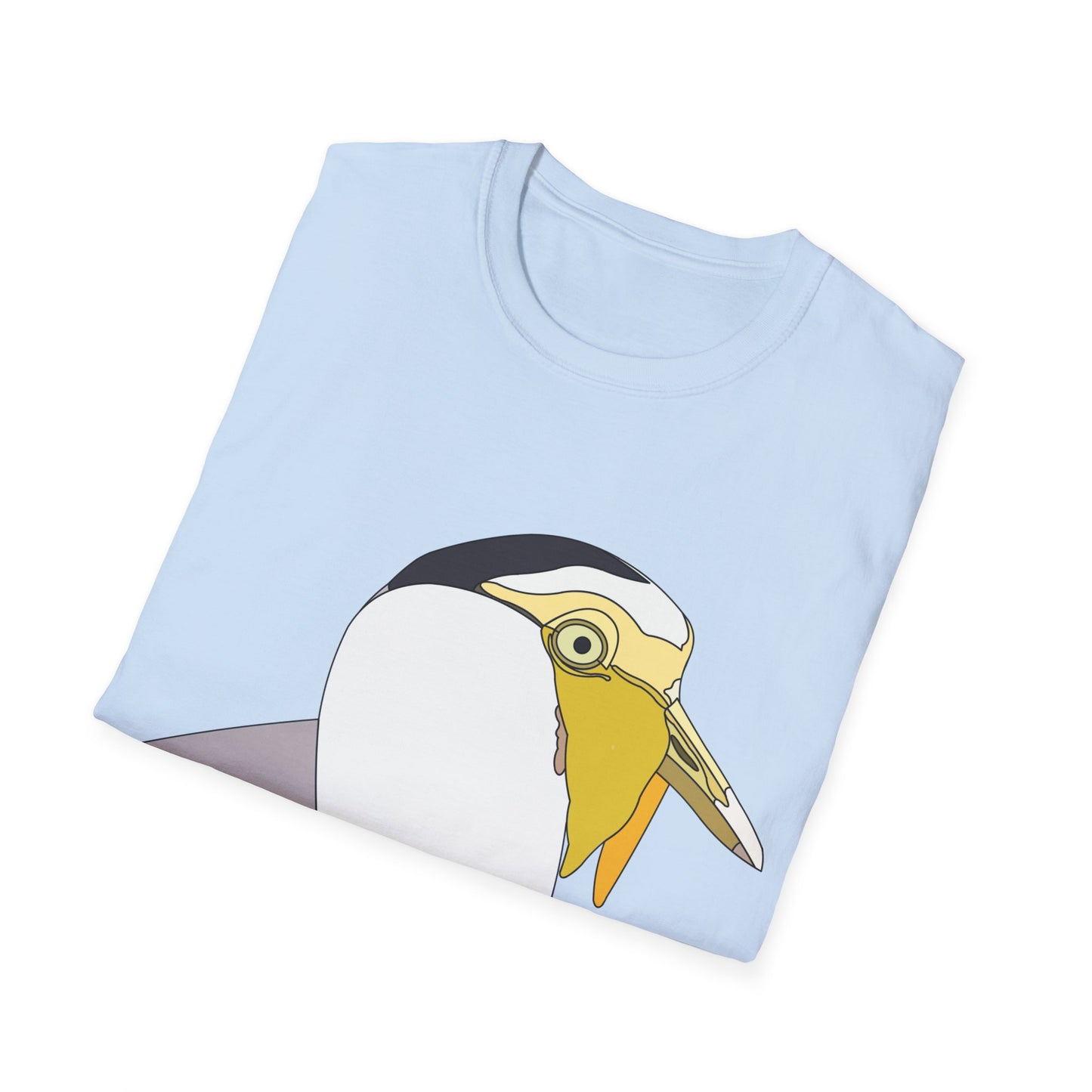 Masked Lapwing - Unisex Softstyle T-Shirt