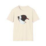 Hooded Plover Head- Unisex Softstyle T-Shirt Printify