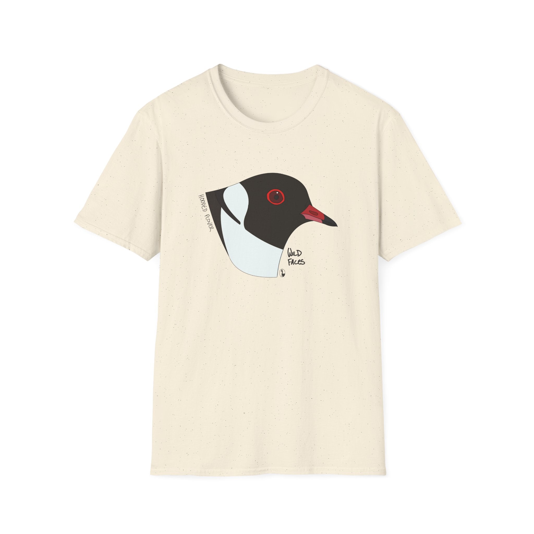 Hooded Plover Head- Unisex Softstyle T-Shirt Printify
