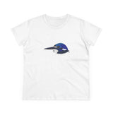Forest Kingfisher - Women's Midweight Cotton Tee Printify