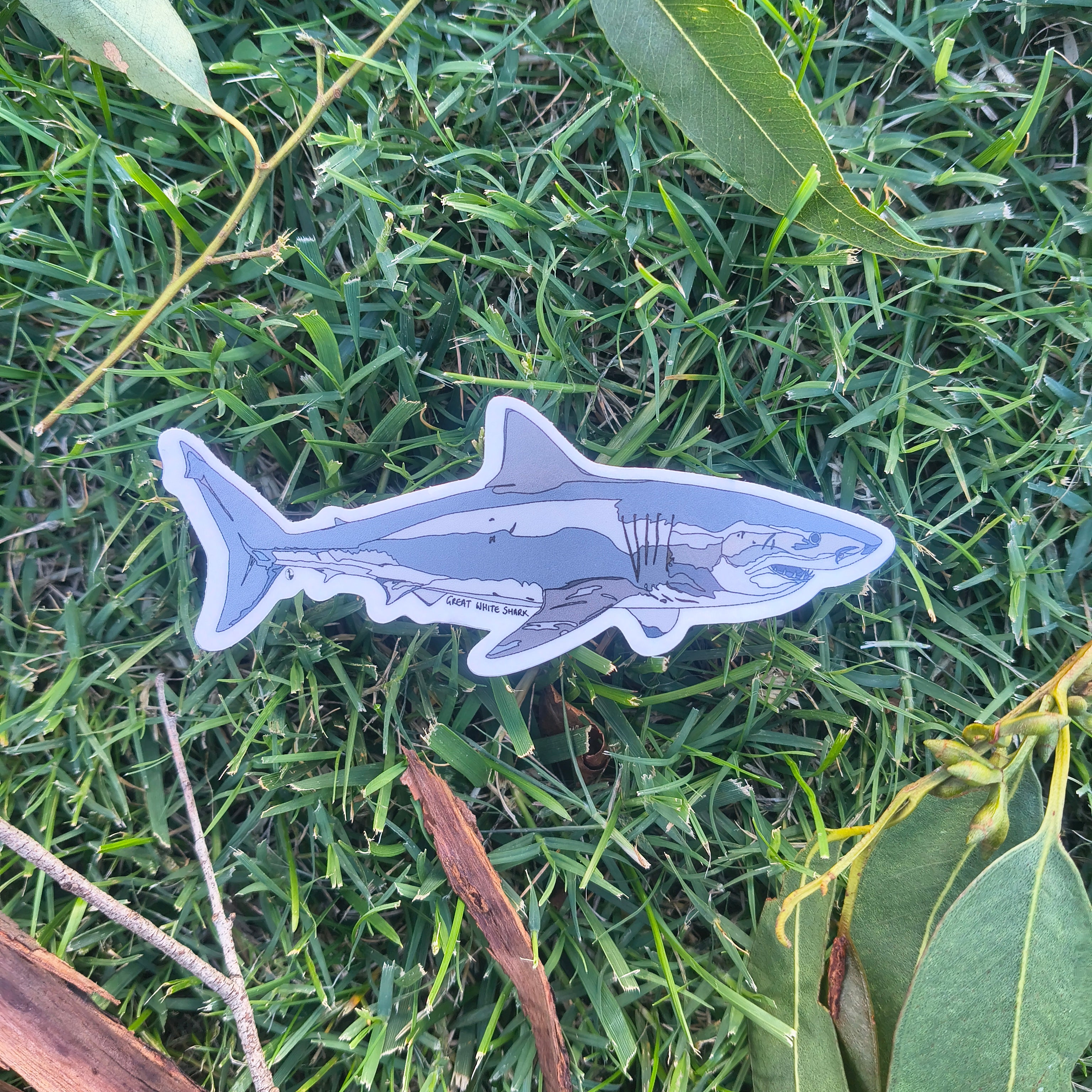 Great White Shark sticker